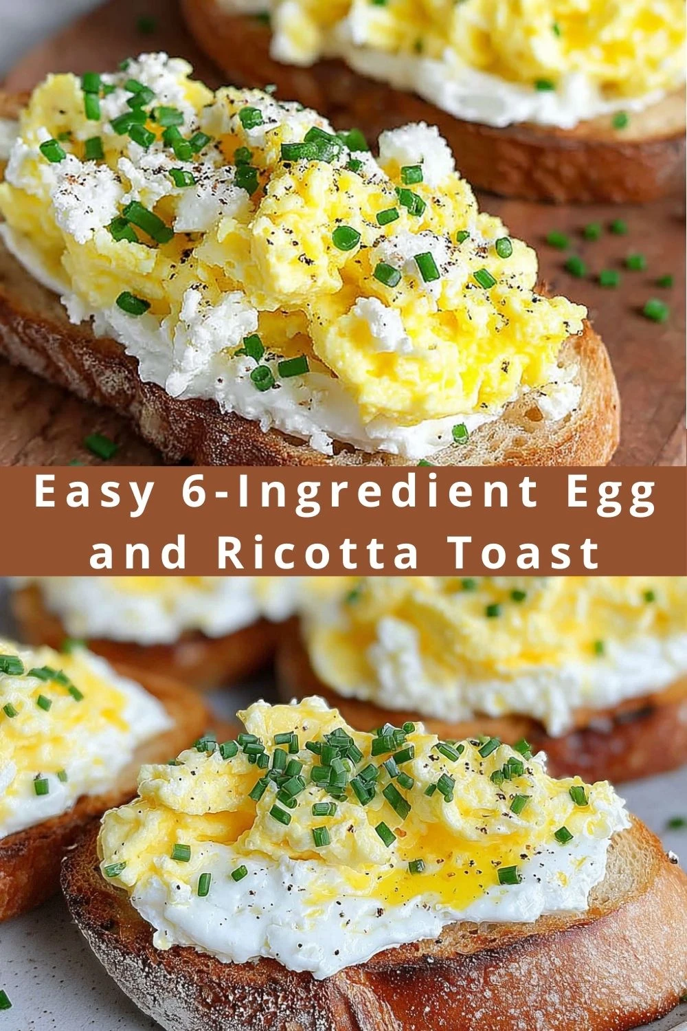 Easy 6-Ingredient Egg and Ricotta Toast