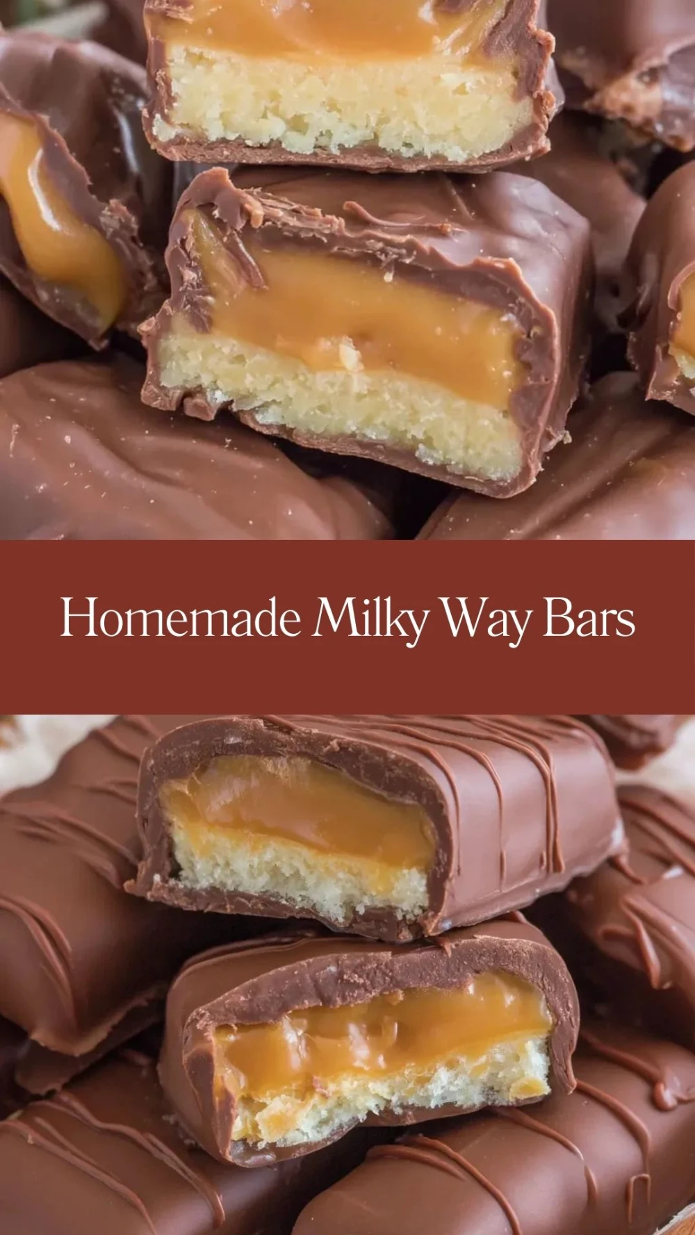 Homemade Milky Way Bars