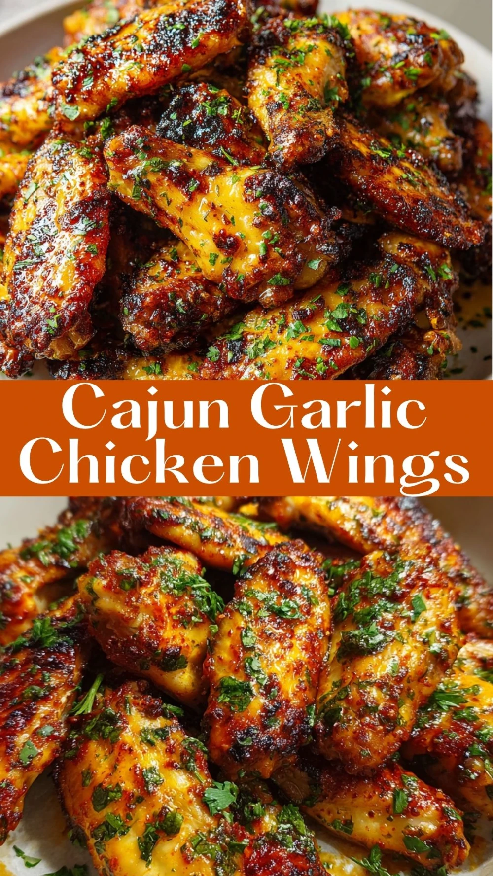 Cajun Garlic Chicken Wings