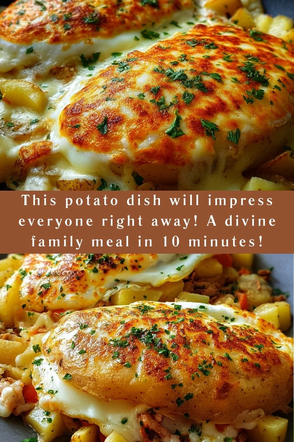 This potato dish will impress everyone right away! A divine family meal in 10 minutes!