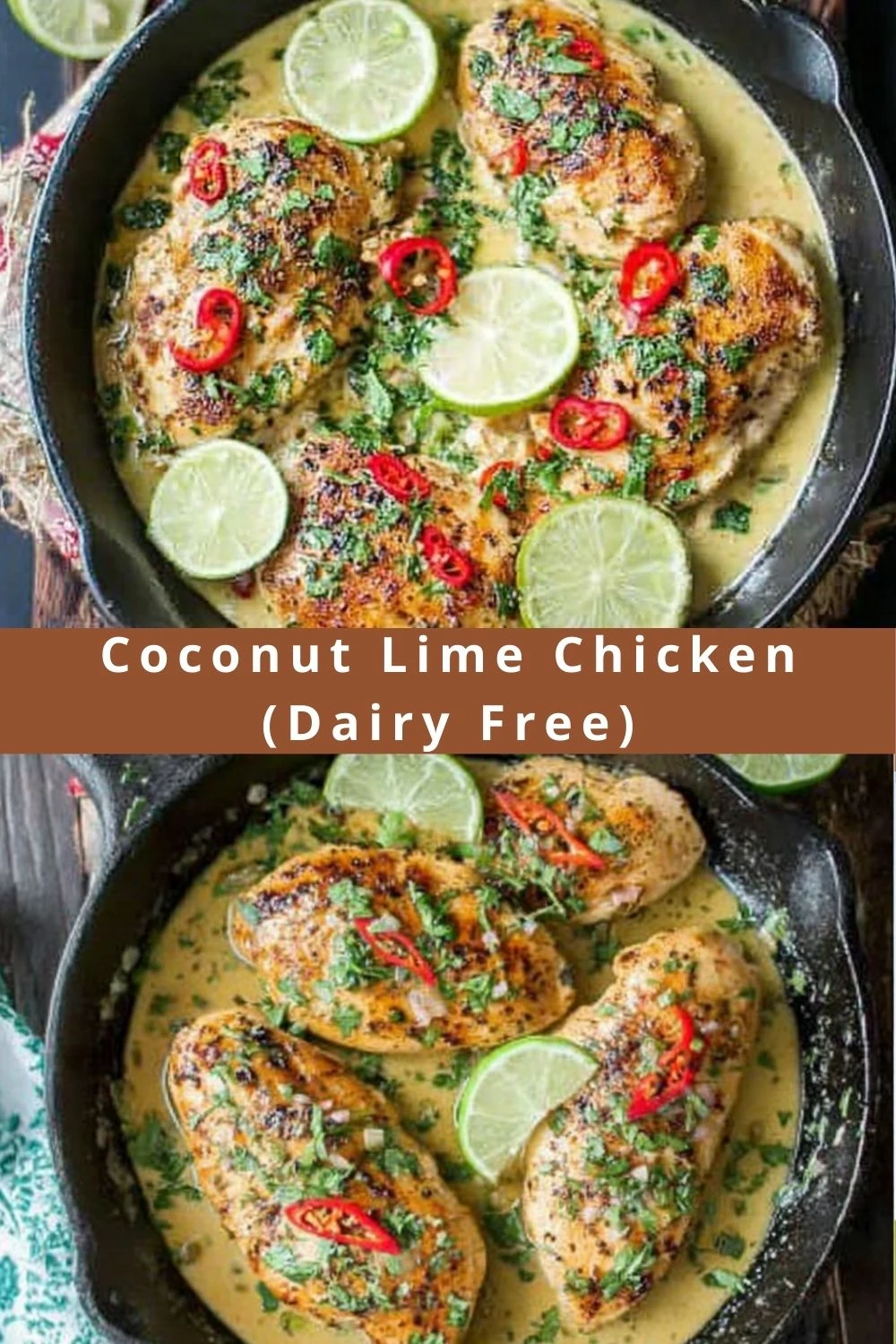Coconut Lime Chicken (Dairy Free)