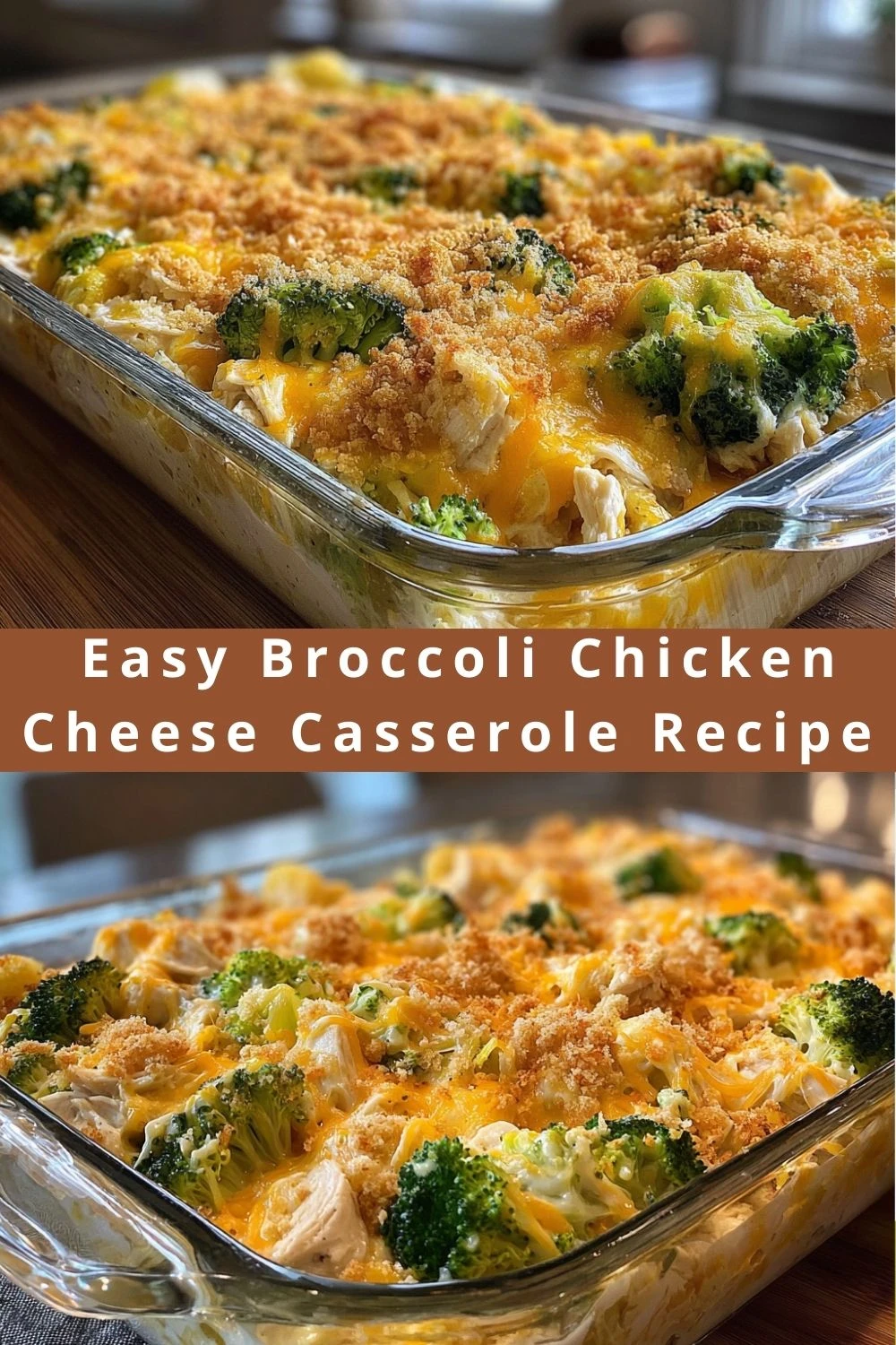 Easy Broccoli Chicken Cheese Casserole Recipe 