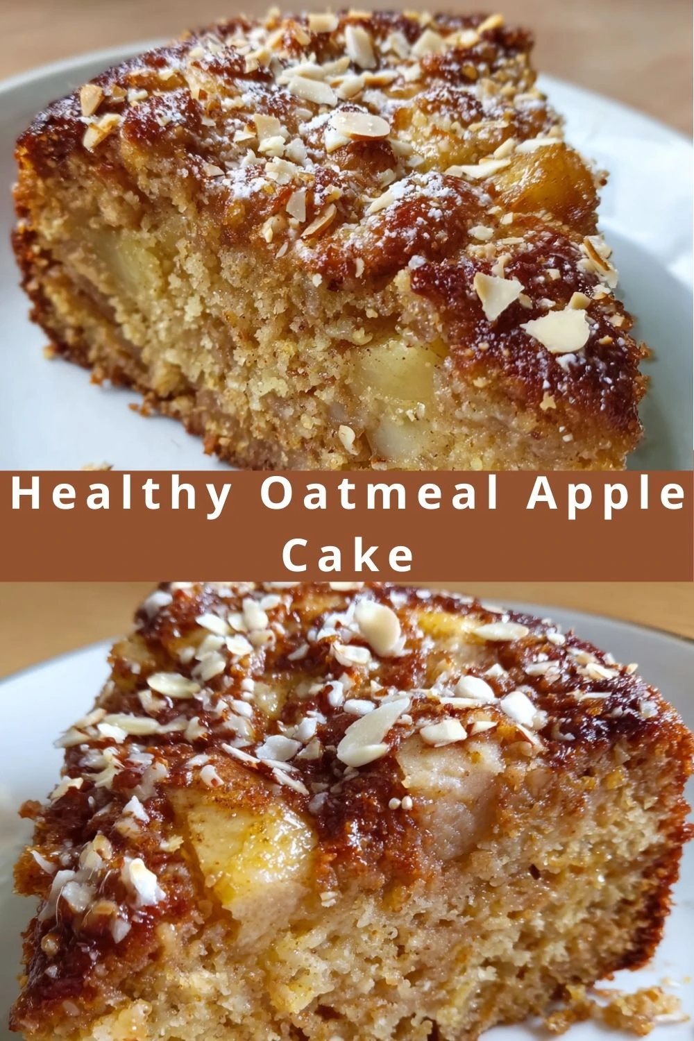Healthy Oatmeal Apple Cake