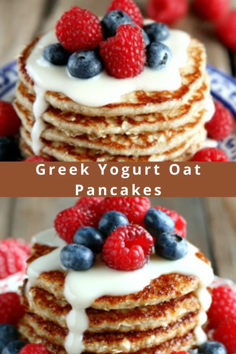Greek Yogurt Oat Pancakes