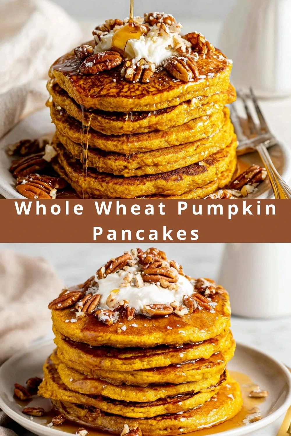Whole Wheat Pumpkin Pancakes