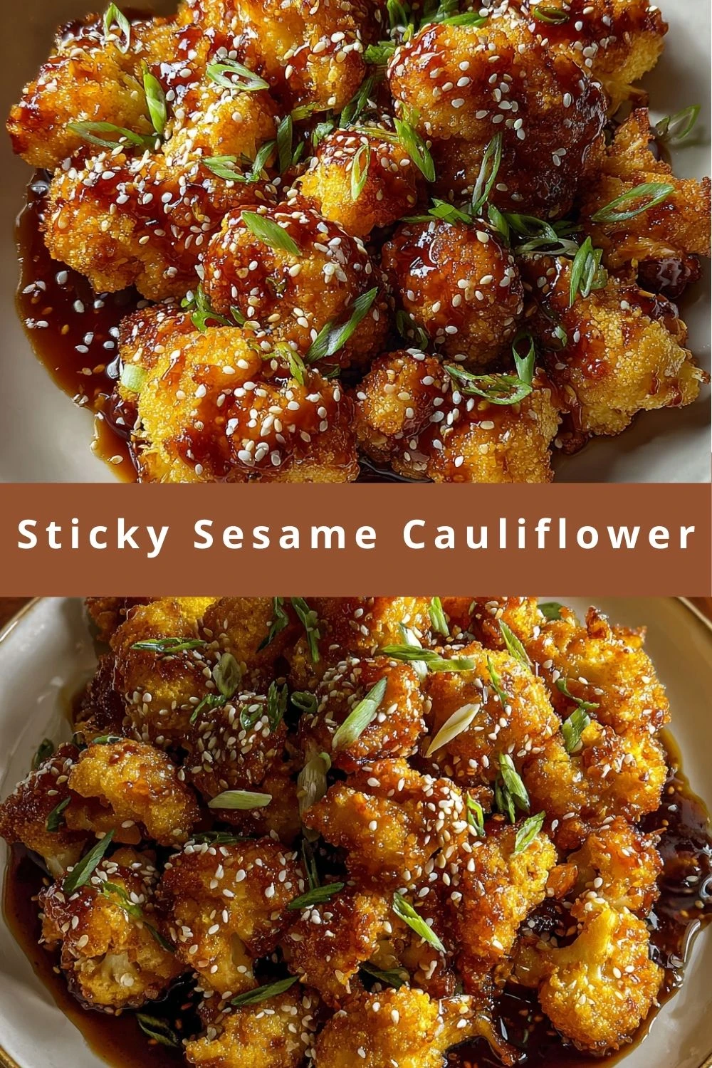 Sticky Sesame Cauliflower