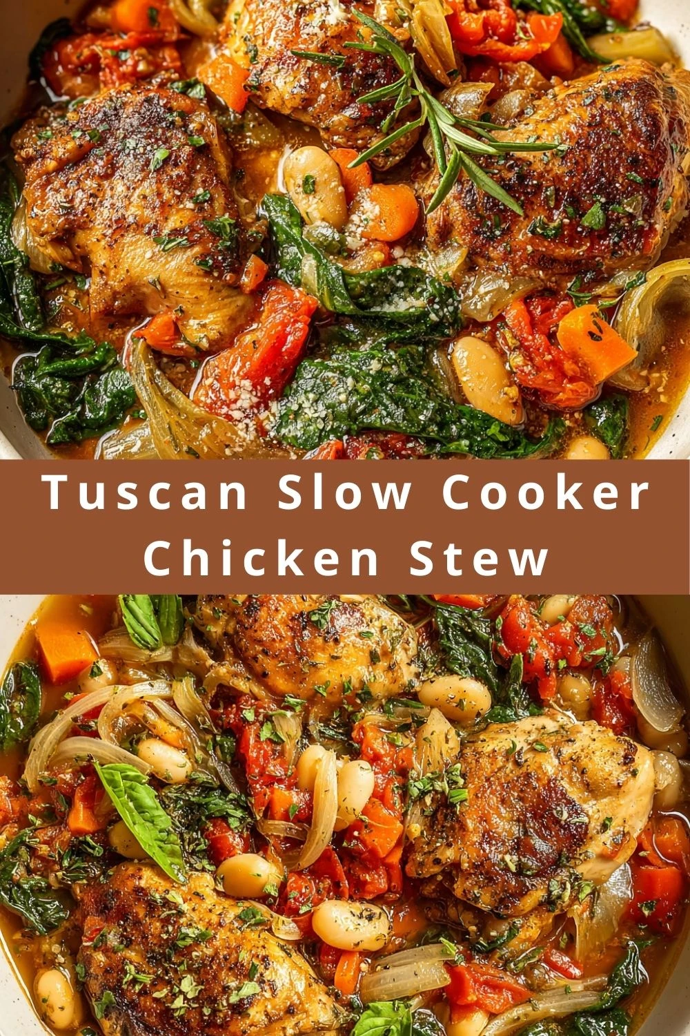 Tuscan Slow Cooker Chicken Stew