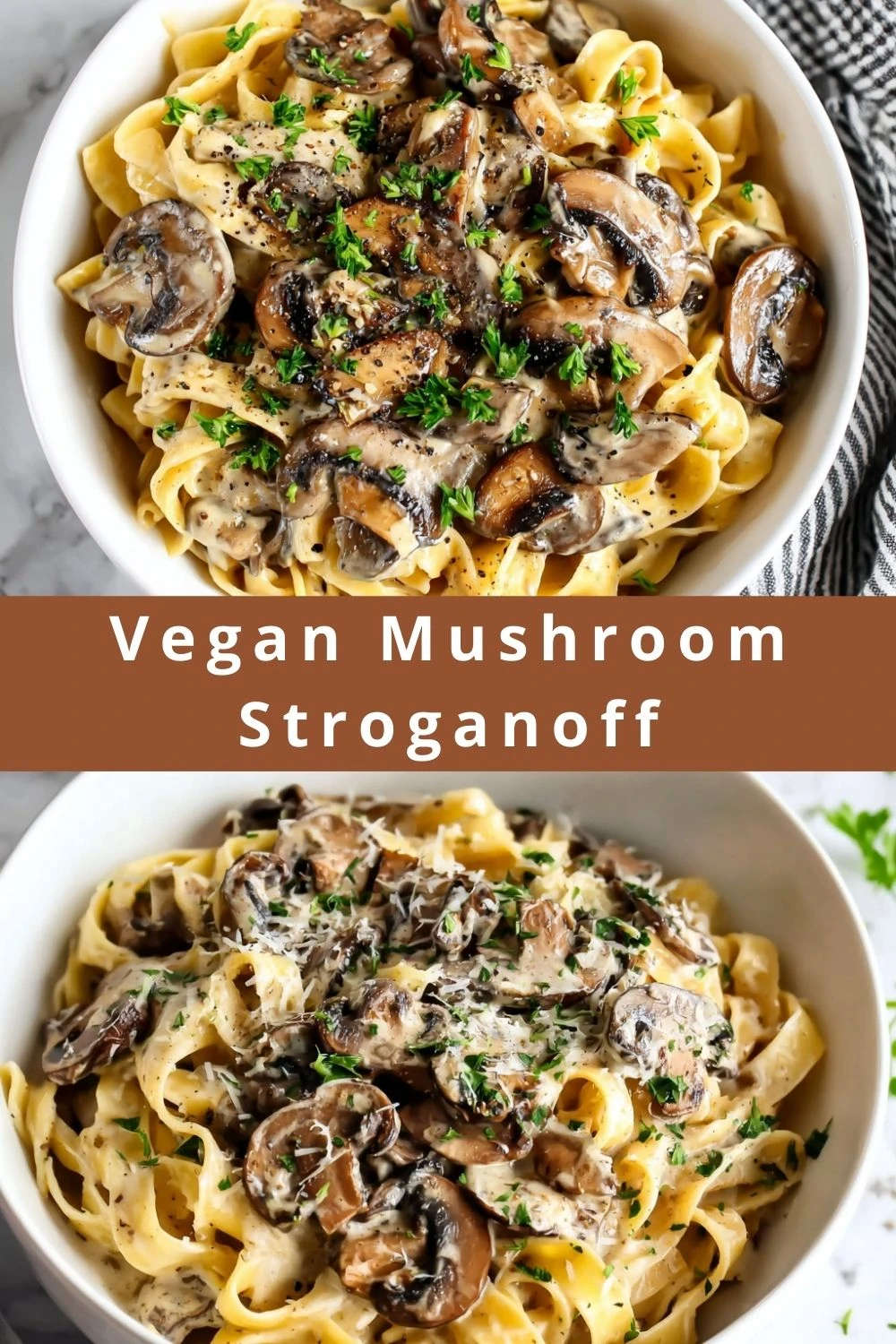 Vegan Mushroom Stroganoff