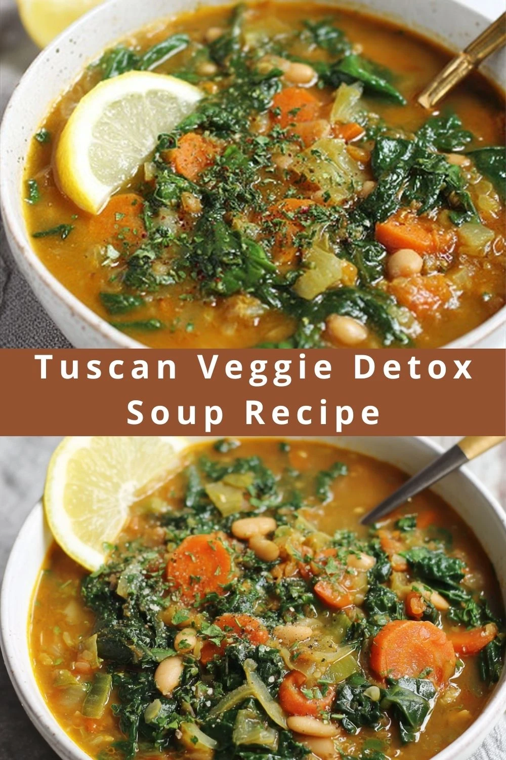 Tuscan Veggie Detox Soup Recipe