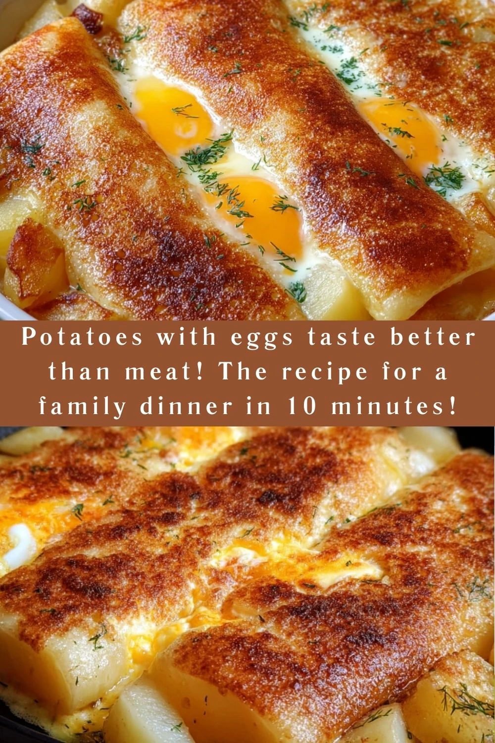 Potatoes with eggs taste better than meat! The recipe for a family dinner in 10 minutes!