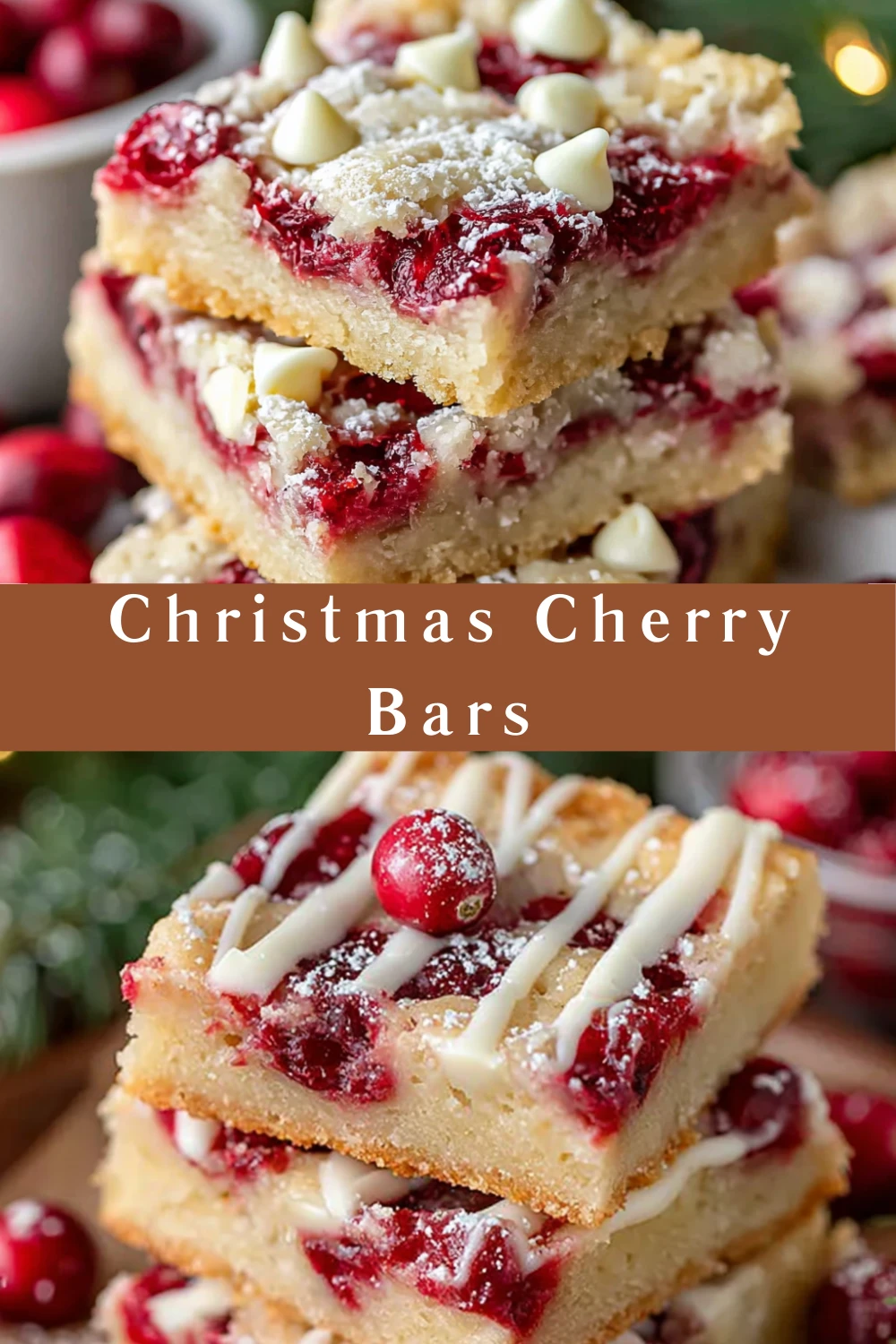 Christmas Cherry Bars
