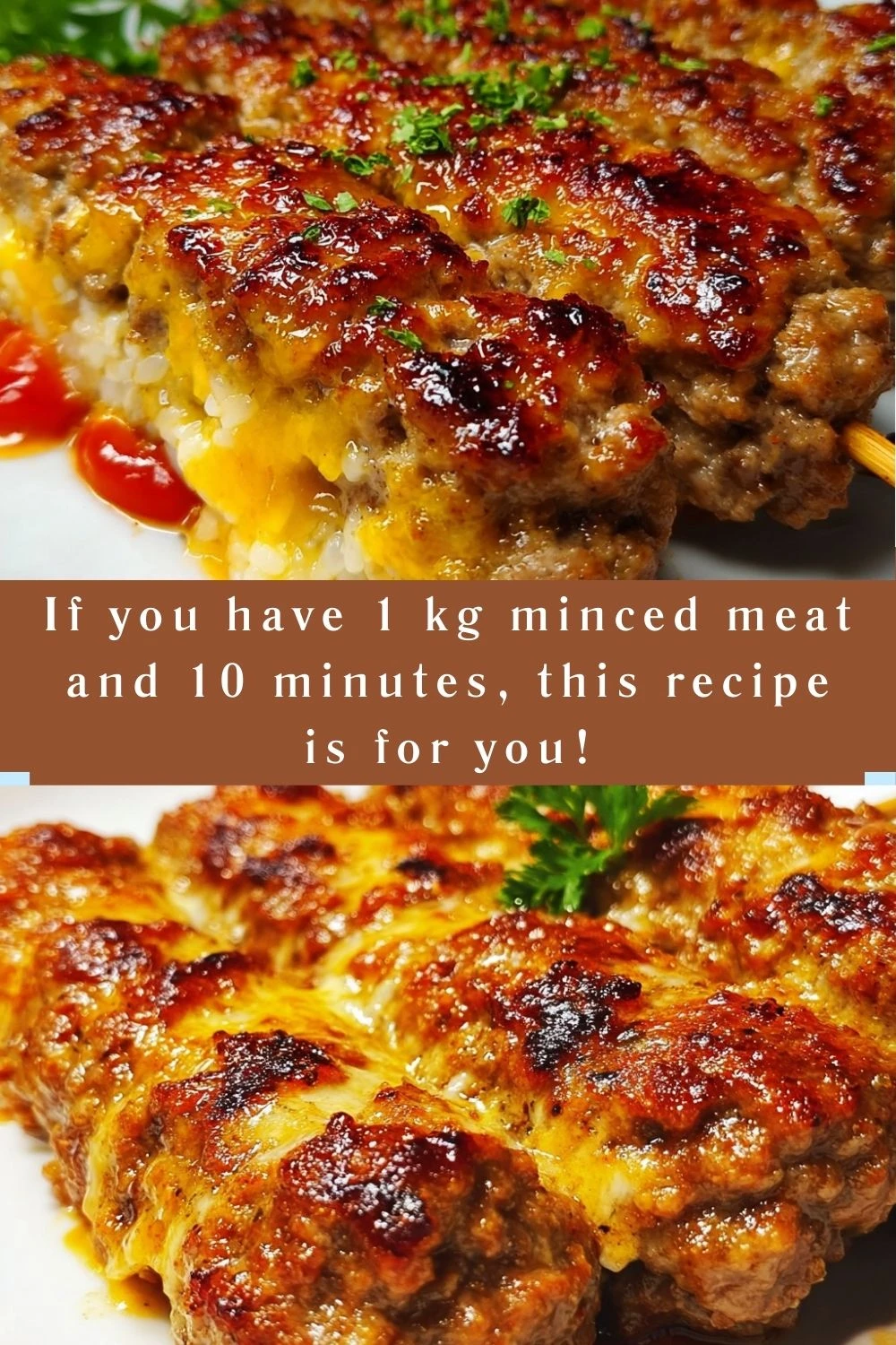 If you have 1 kg minced meat and 10 minutes, this recipe is for you!