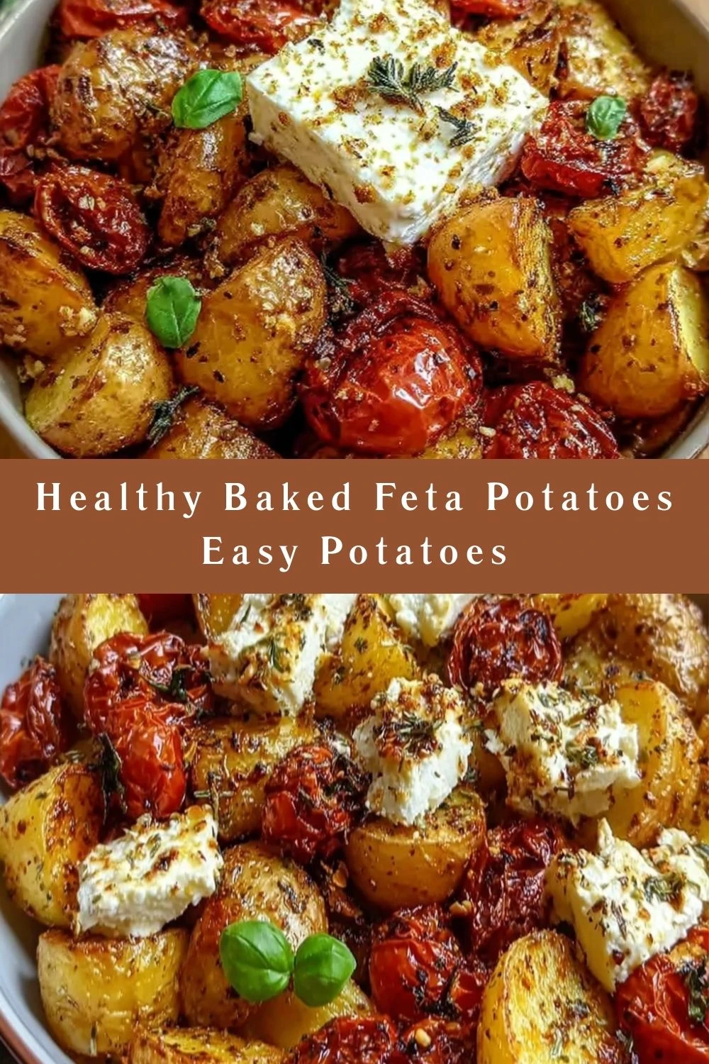 Healthy Baked Feta Potatoes Easy Potatoes