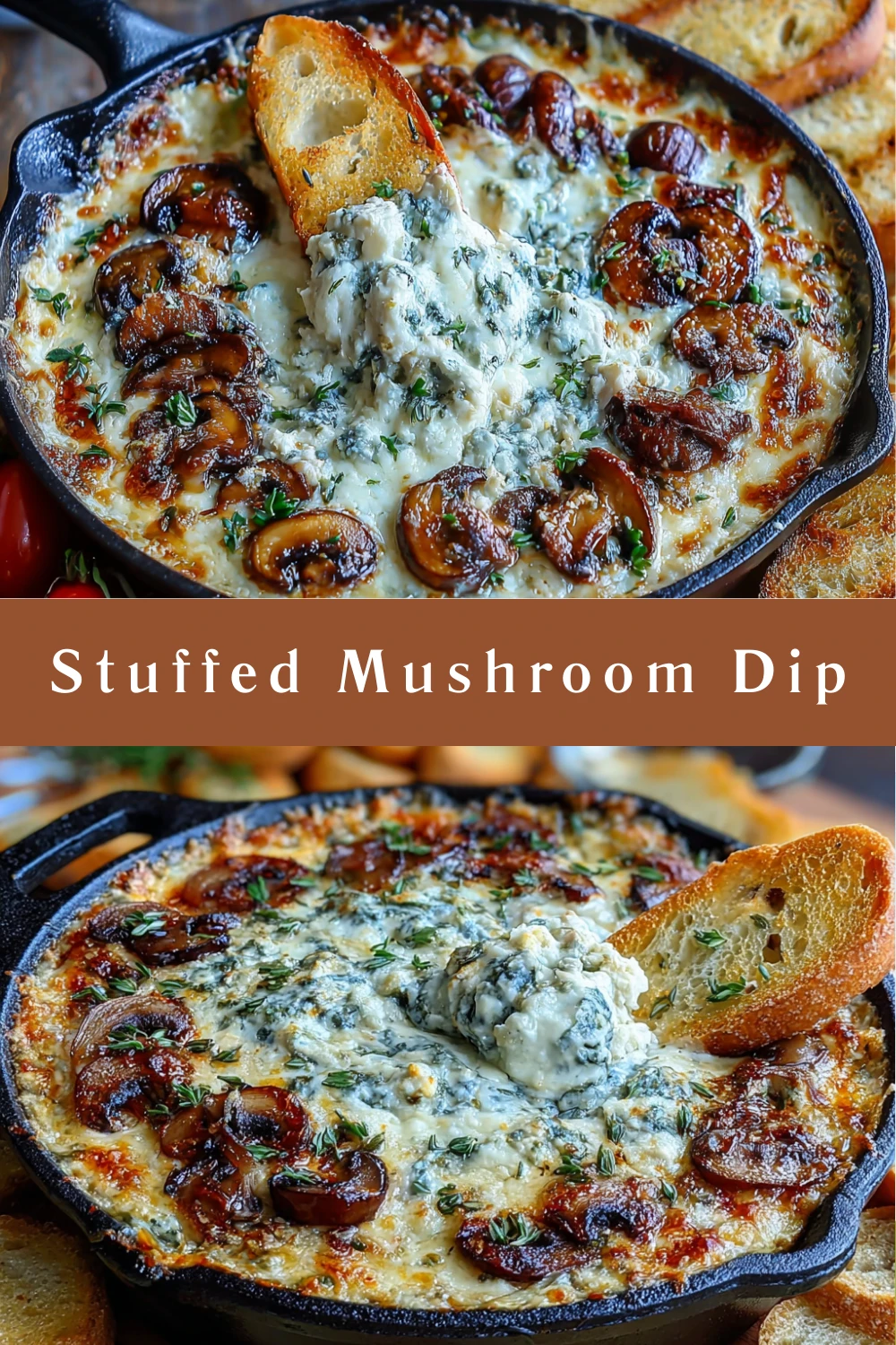 Stuffed Mushroom Dip