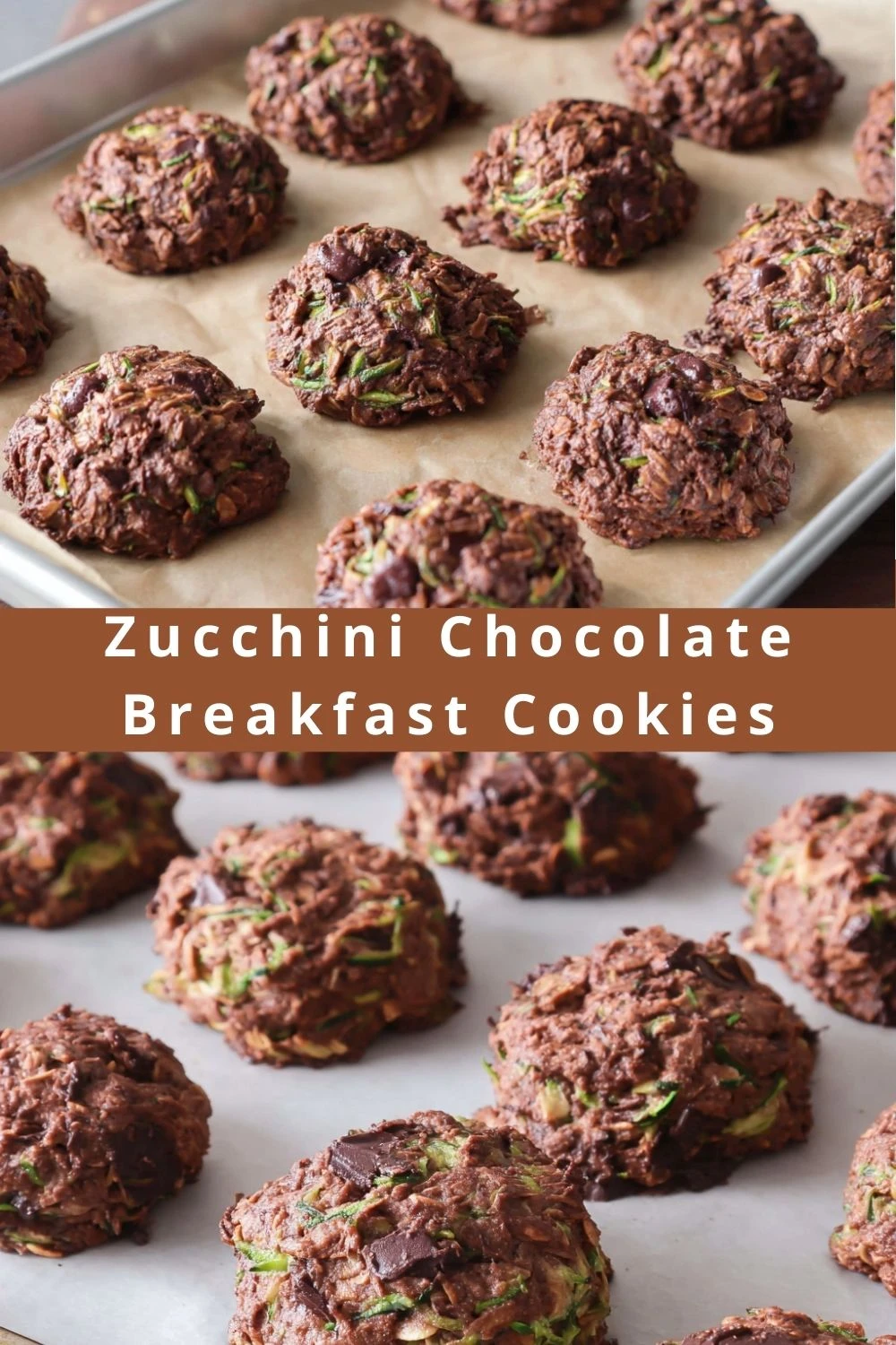 Zucchini Chocolate Breakfast Cookies