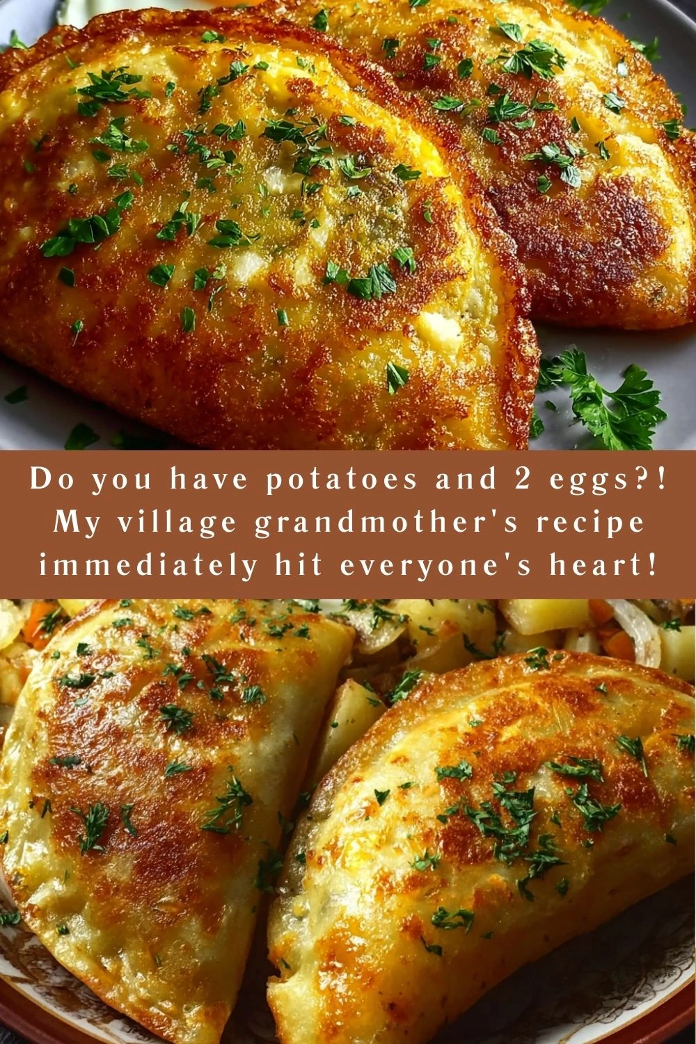 Do you have potatoes and 2 eggs?! My village grandmother's recipe immediately hit everyone's heart!