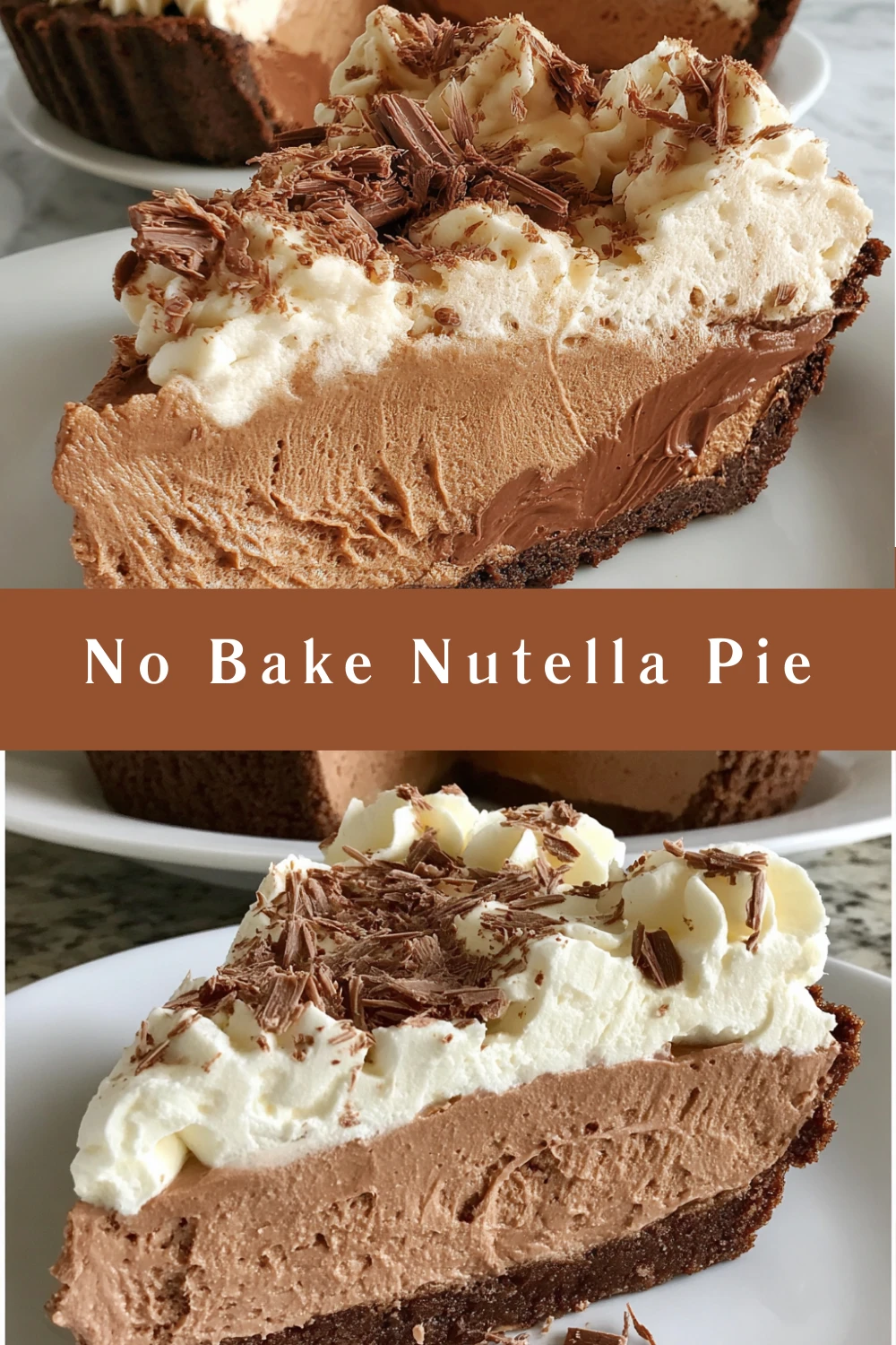 No Bake Nutella Pie