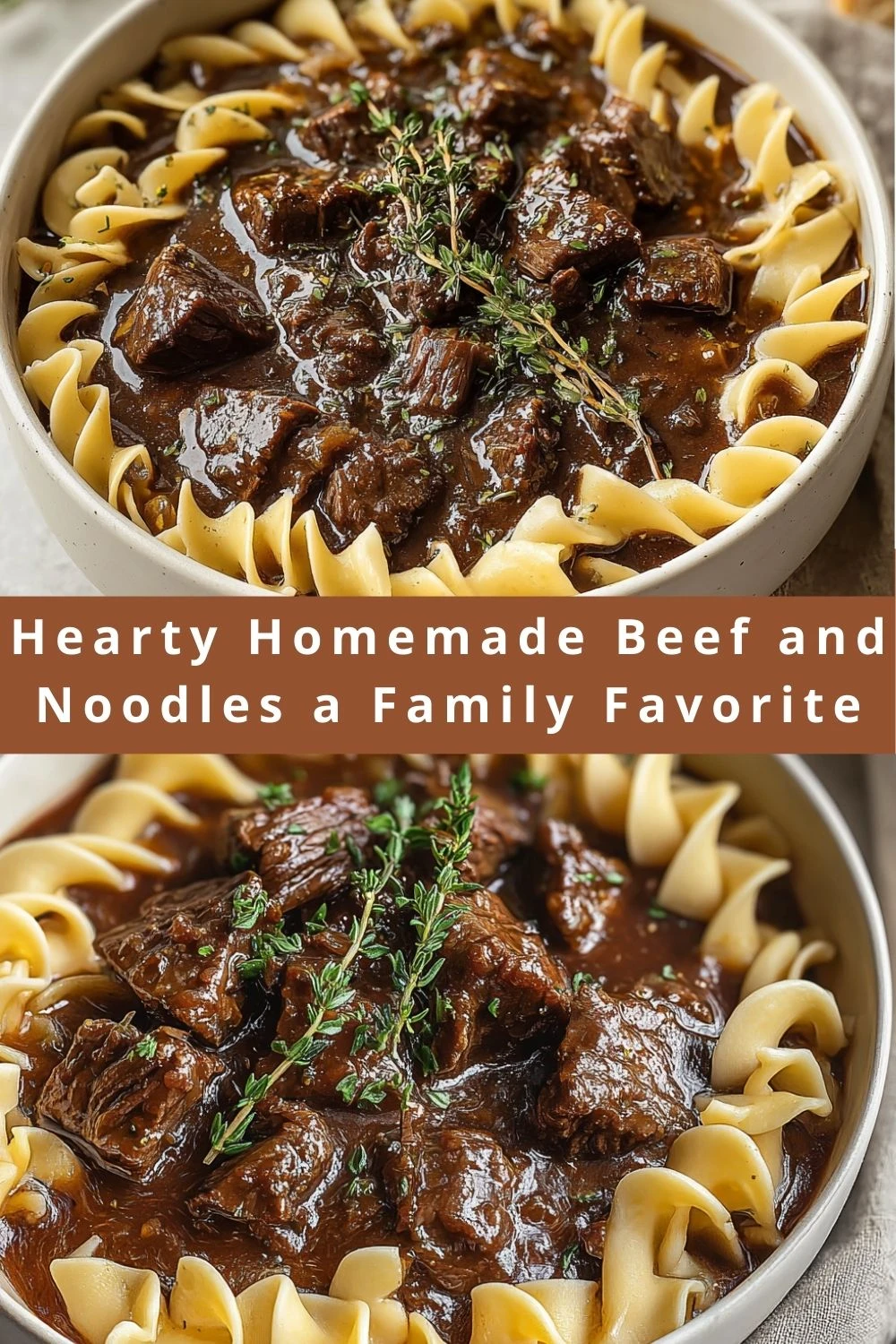 Hearty Homemade Beef and Noodles a Family Favorite
