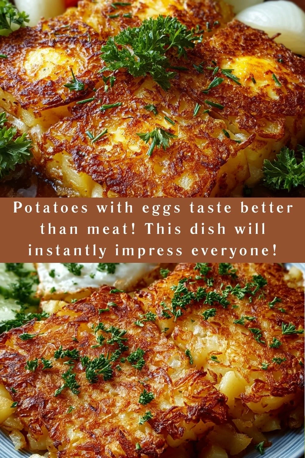 Potatoes with eggs taste better than meat! This dish will instantly impress everyone!