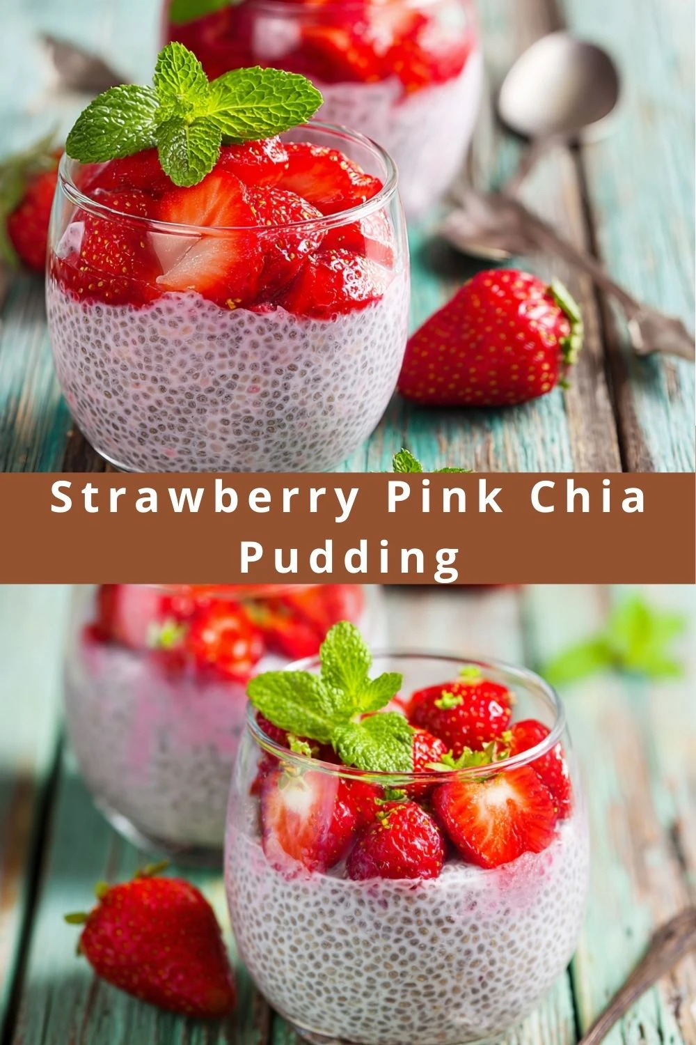 Strawberry Pink Chia Pudding