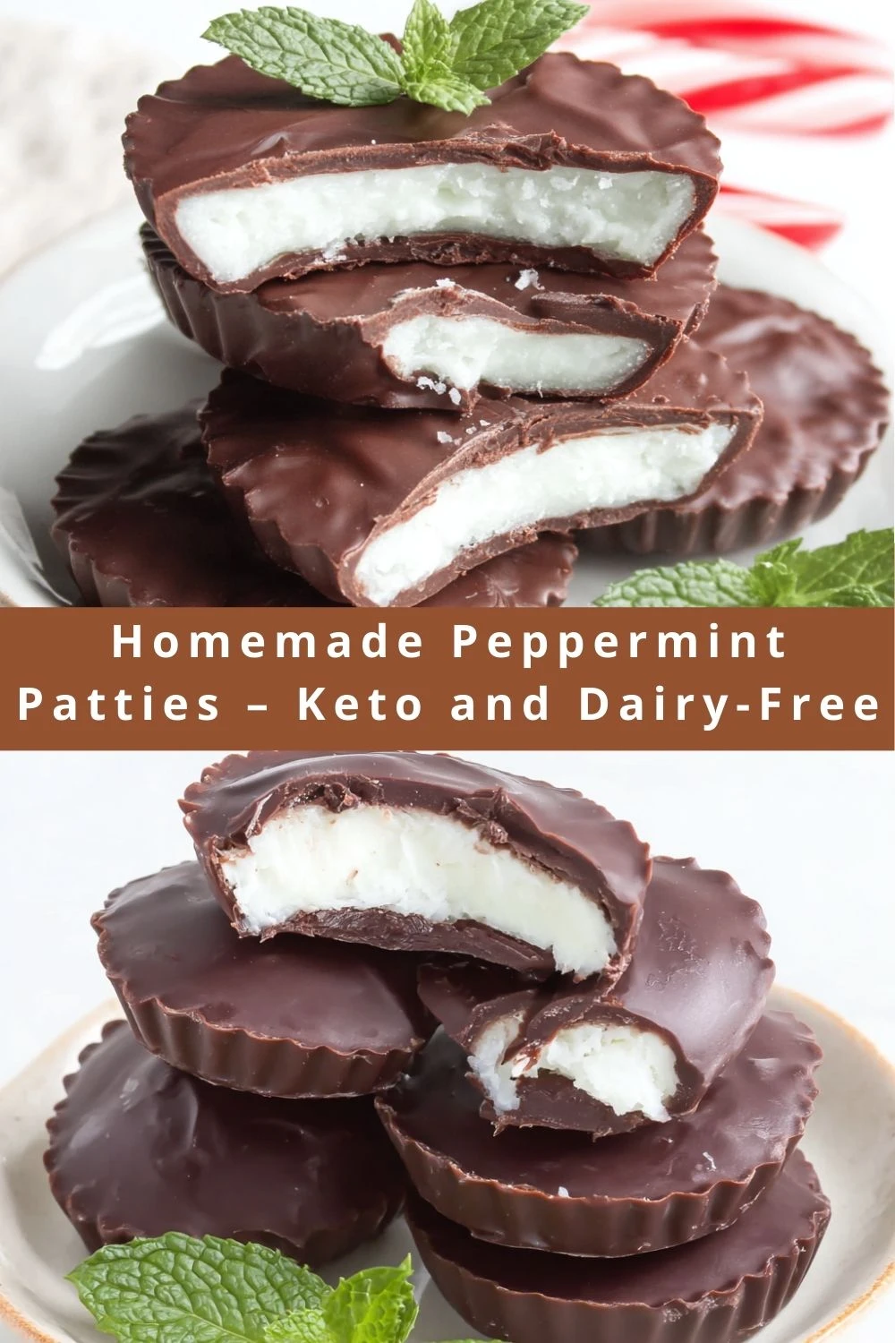 Homemade Peppermint Patties – Keto and Dairy-Free
