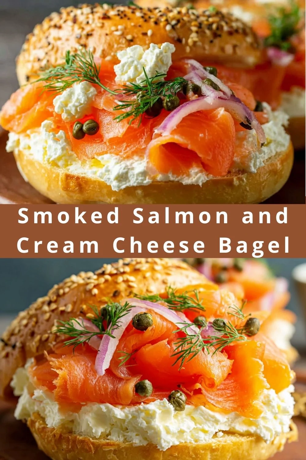 Smoked Salmon and Cream Cheese Bagel
