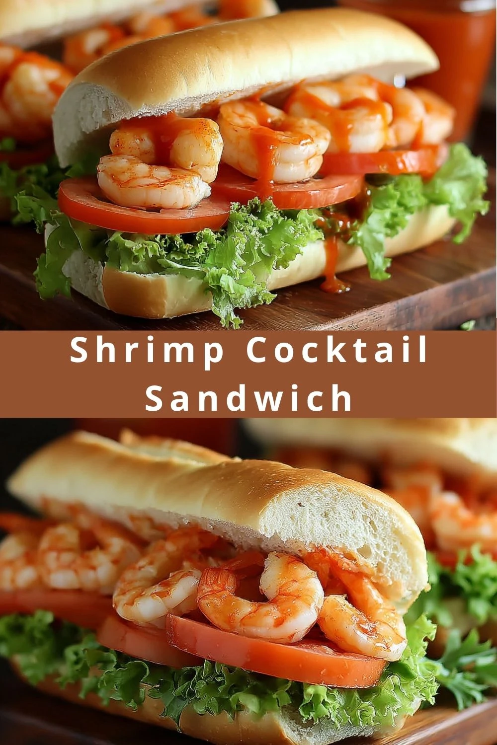 Shrimp Cocktail Sandwich