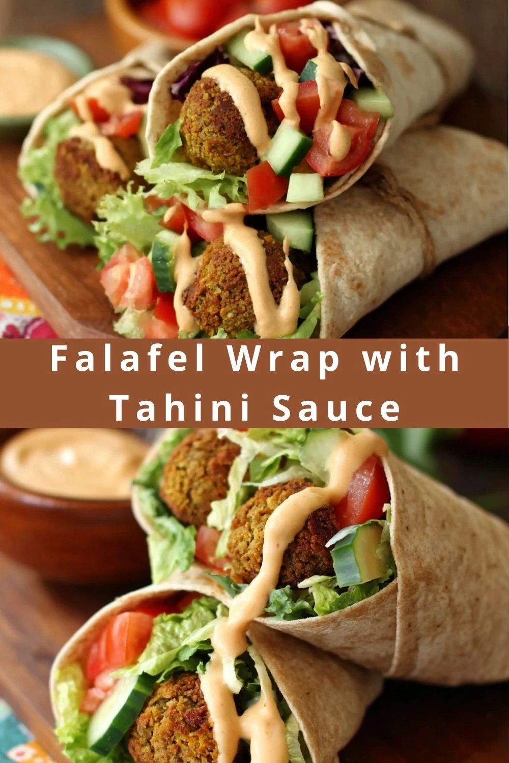 Falafel Wrap with Tahini Sauce
