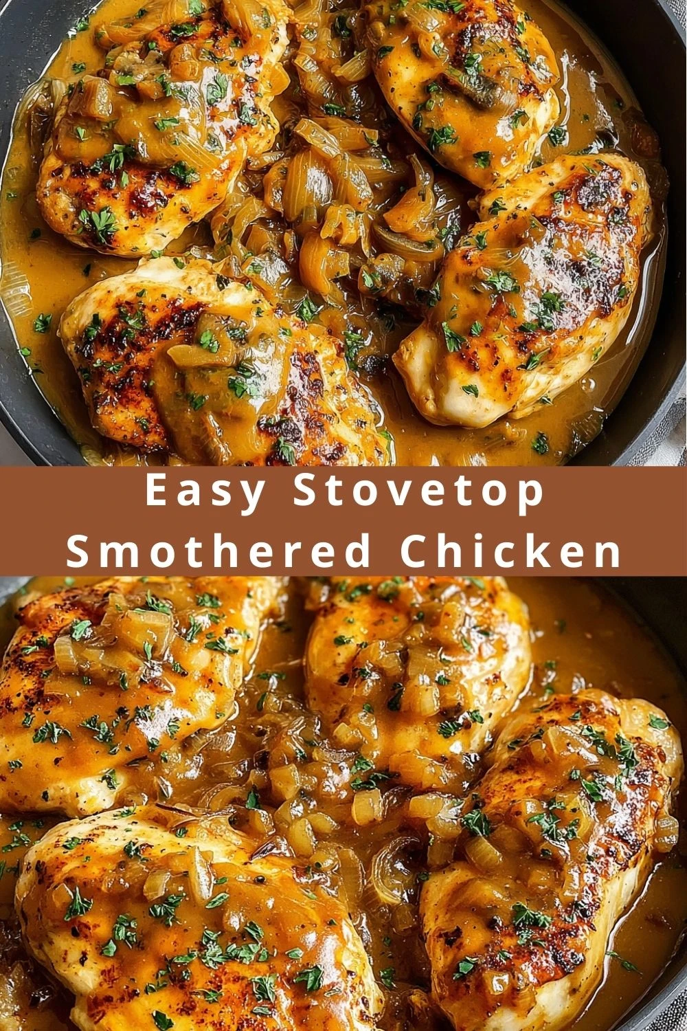 Easy Stovetop Smothered Chicken