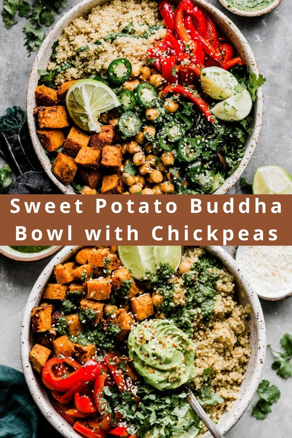 Sweet Potato Buddha Bowl with Chickpeas