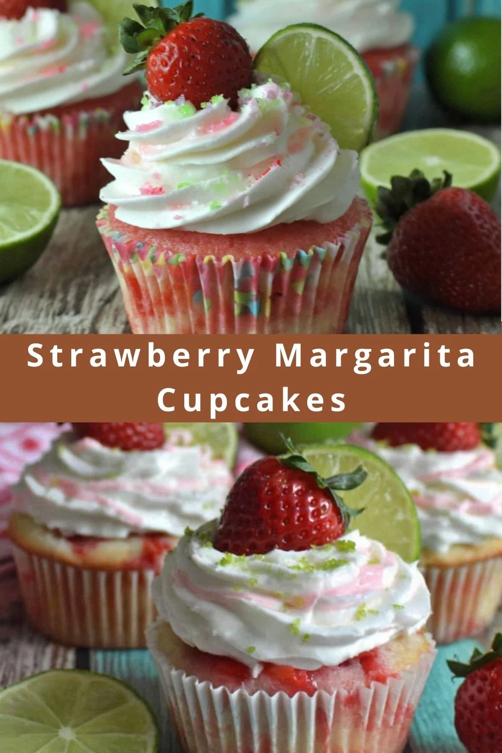 Strawberry Margarita Cupcakes