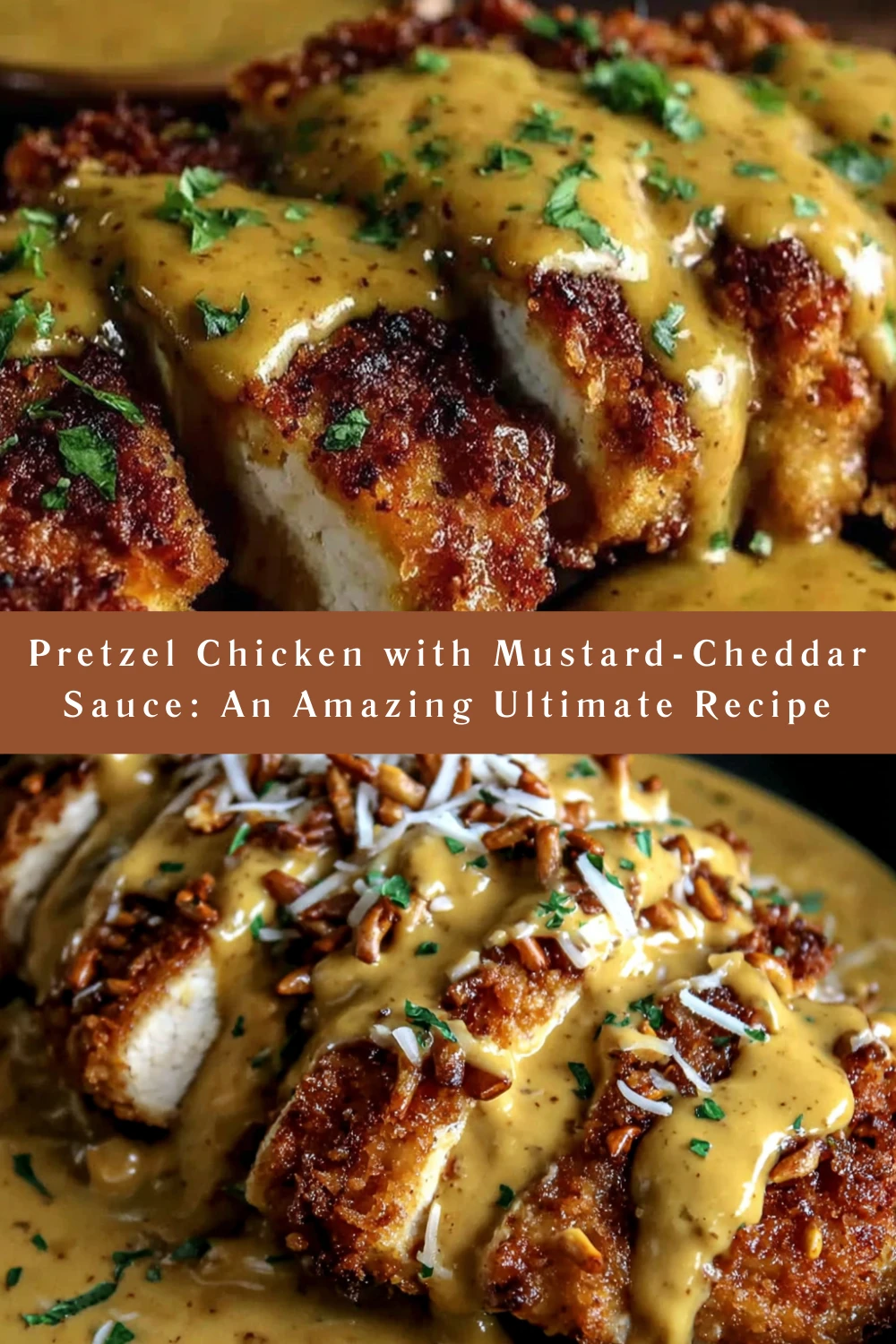 Pretzel Chicken with Mustard-Cheddar Sauce: An Amazing Ultimate Recipe