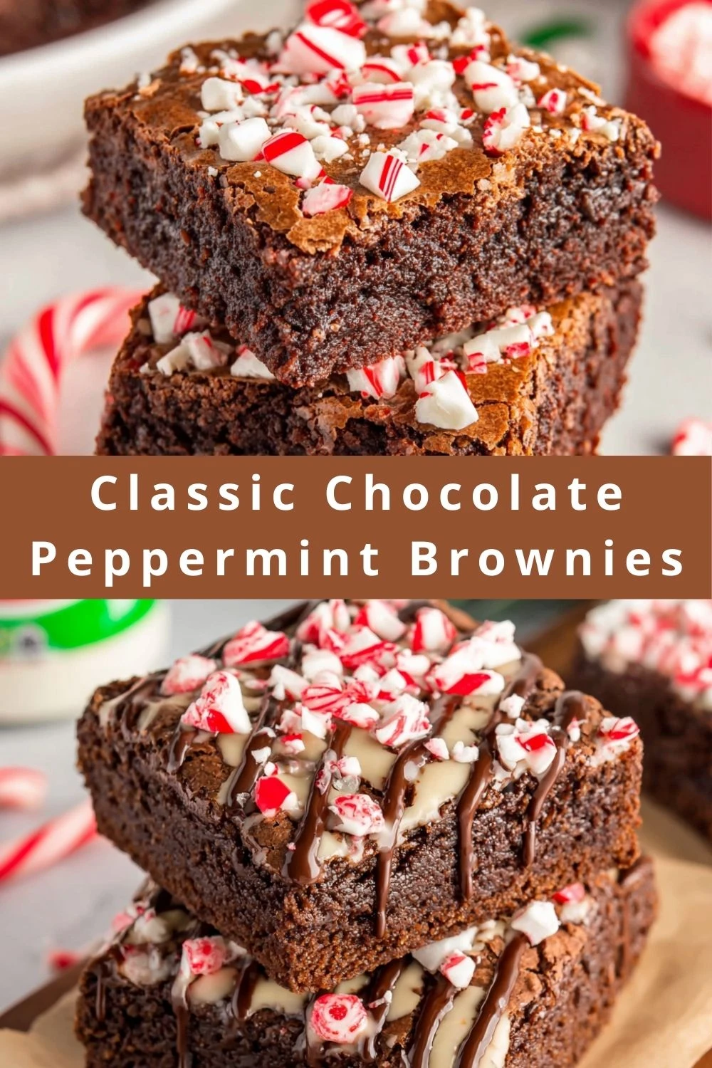 Classic Chocolate Peppermint Brownies