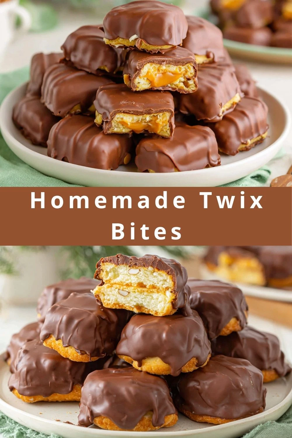 Homemade Twix Bites