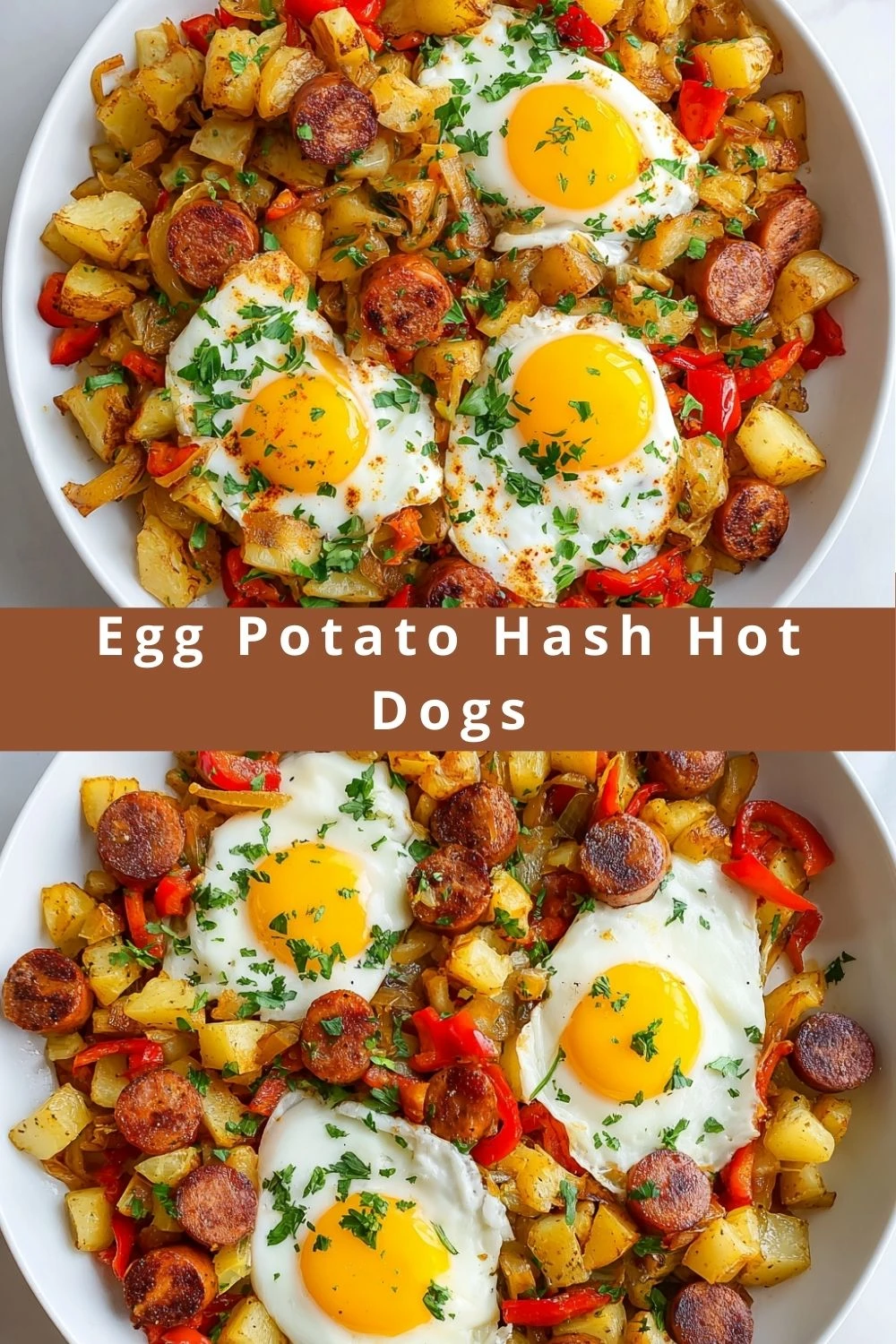Egg Potato Hash Hot Dogs