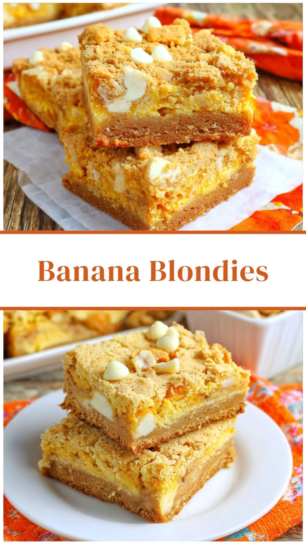 Banana Blondies