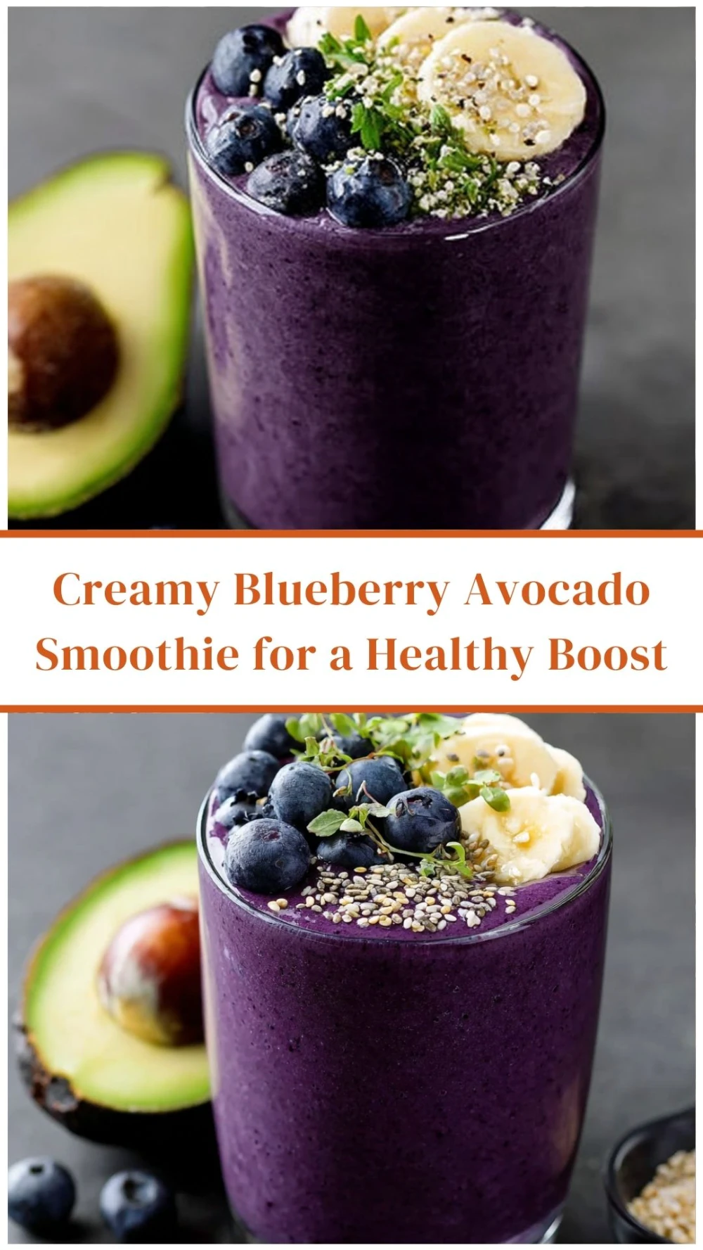 Creamy Blueberry Avocado Smoothie for a Healthy Boost