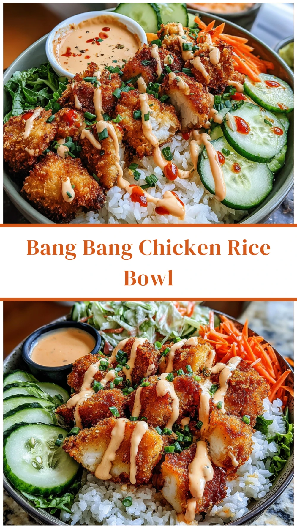 Bang Bang Chicken Rice Bowl