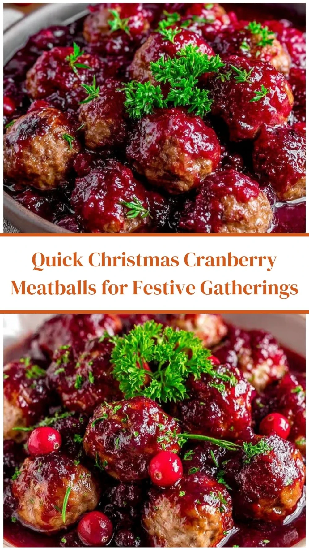 Quick Christmas Cranberry Meatballs for Festive Gatherings