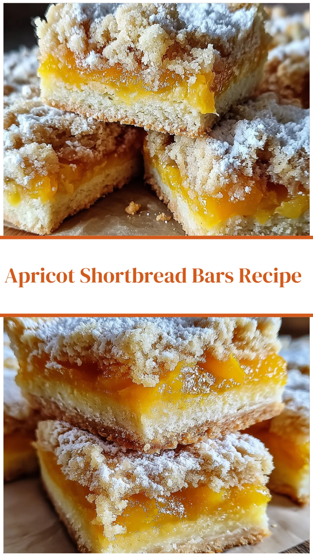 Apricot Shortbread Bars Recipe