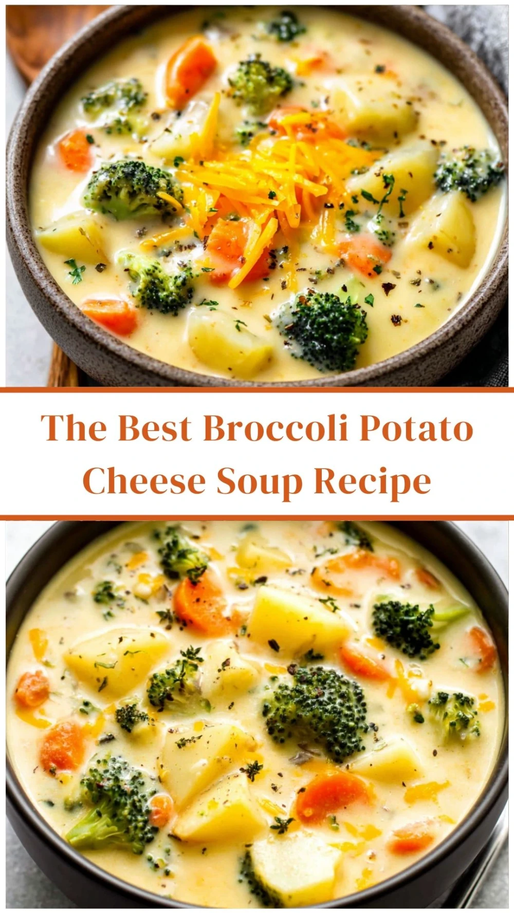 The Best Broccoli Potato Cheese Soup Recipe