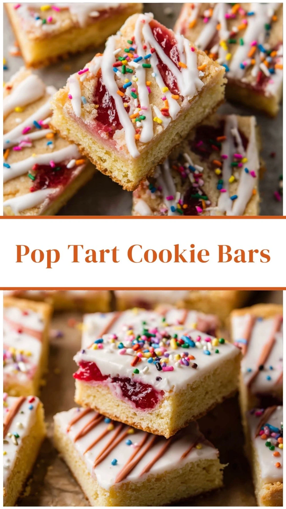 Pop Tart Cookie Bars