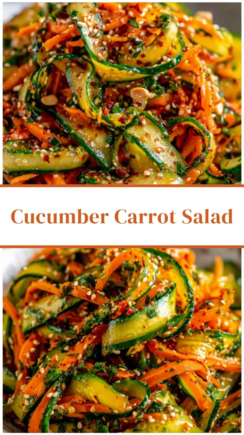 Cucumber Carrot Salad