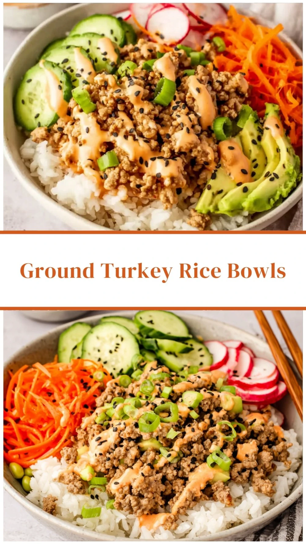 Ground Turkey Rice Bowls