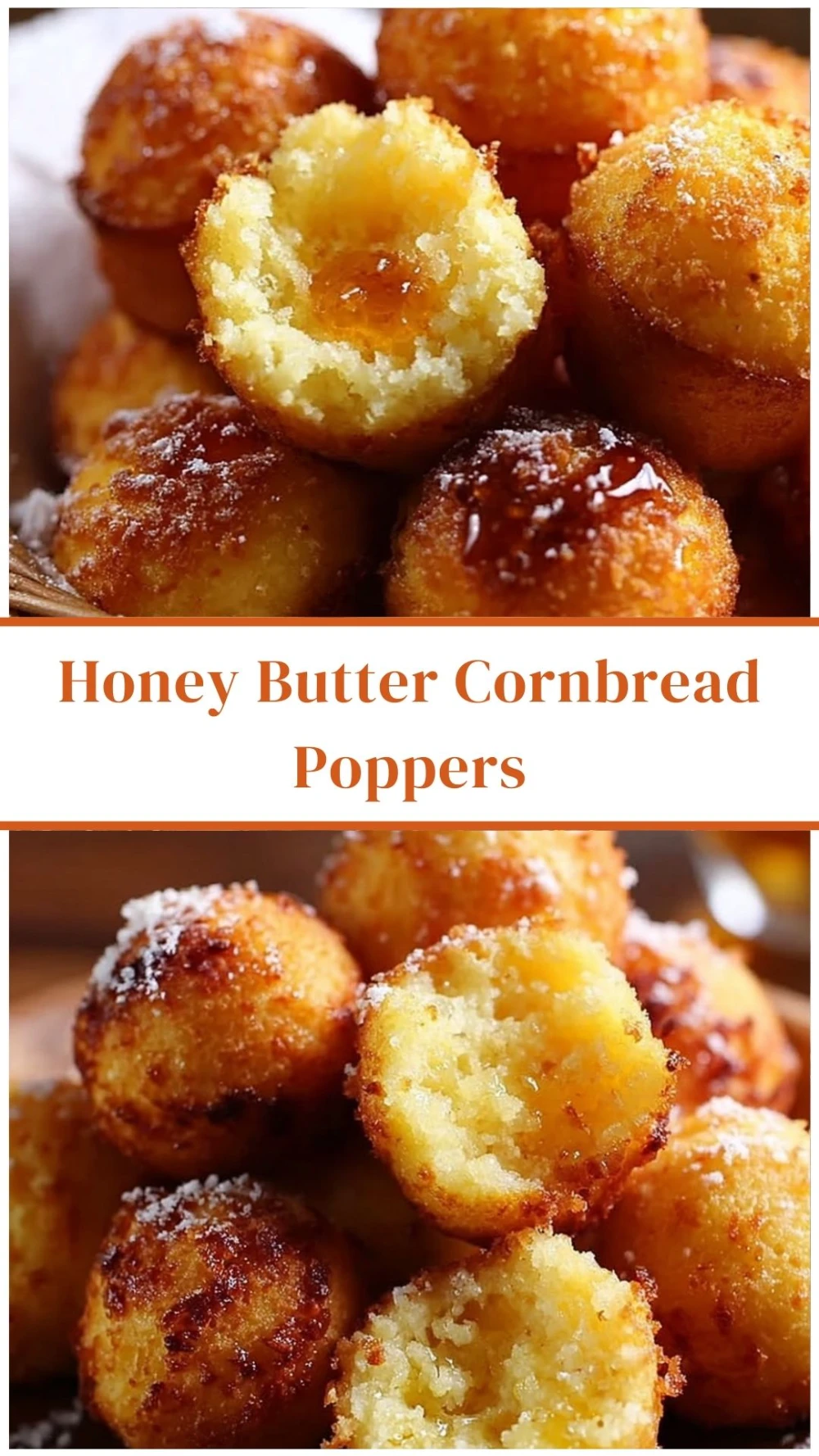 Honey Butter Cornbread Poppers