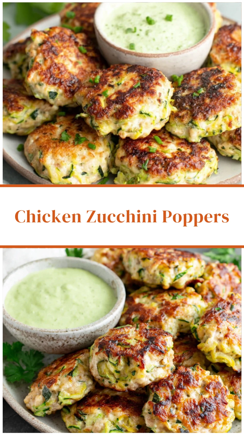 Chicken Zucchini Poppers