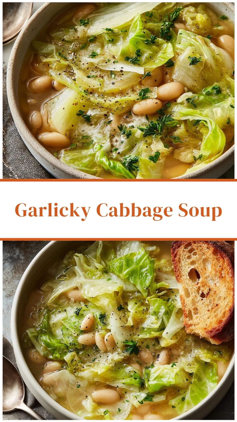Garlicky Cabbage Soup