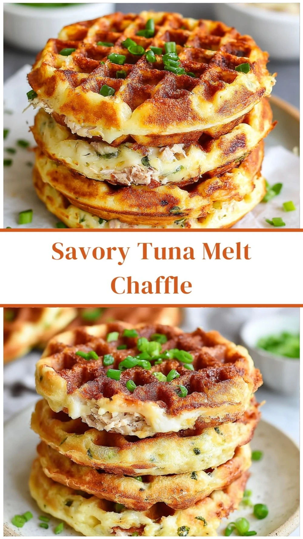 Savory Tuna Melt Chaffle