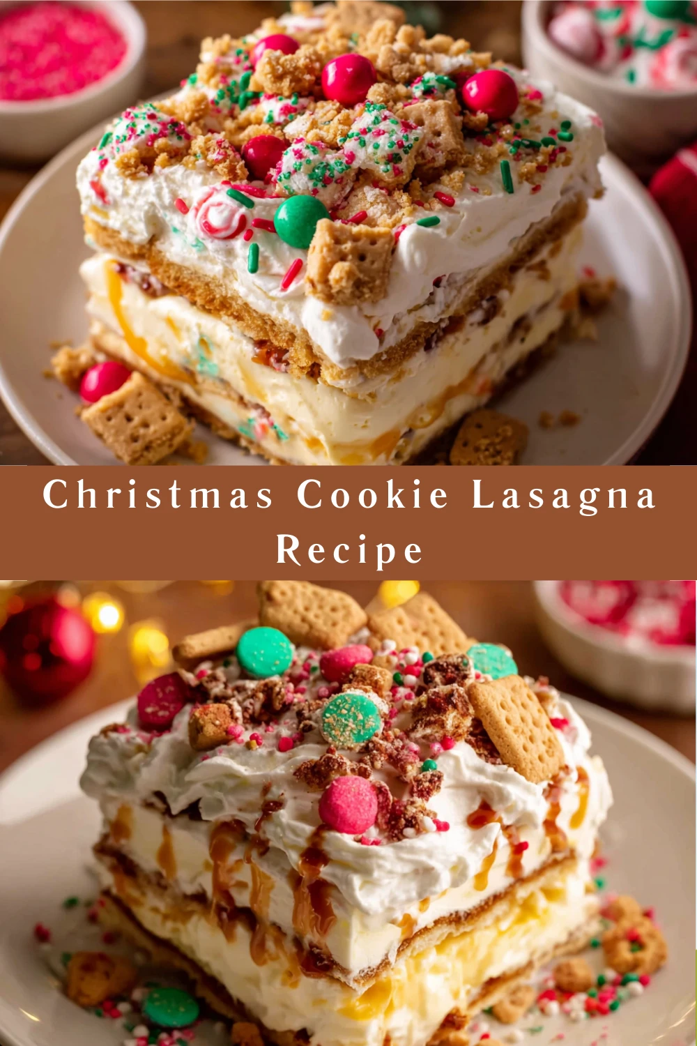 Christmas Cookie Lasagna Recipe