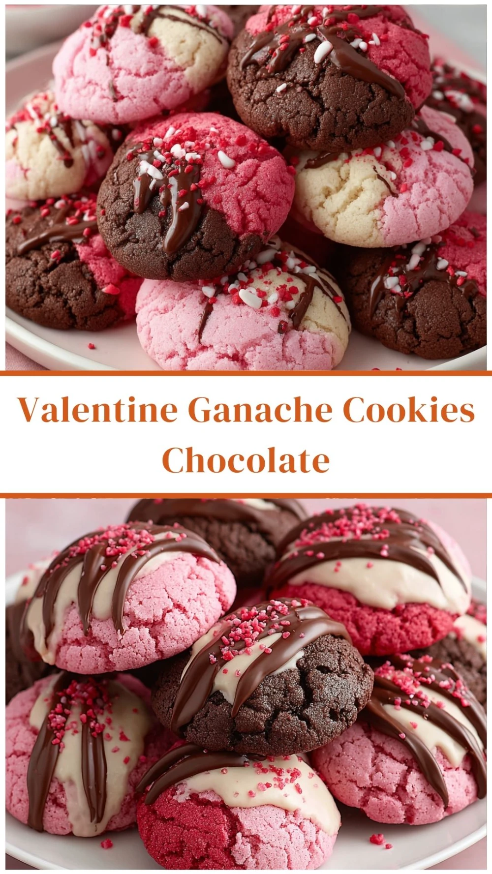 Valentine Ganache Cookies Chocolate